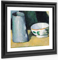 Bowl And Milk Jug By Paul Cezanne Fine Art Print
