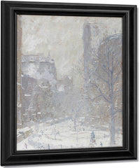 Bowling Green, A Blizzard, 1907 By Colin Campbell Cooper Fine Art Print