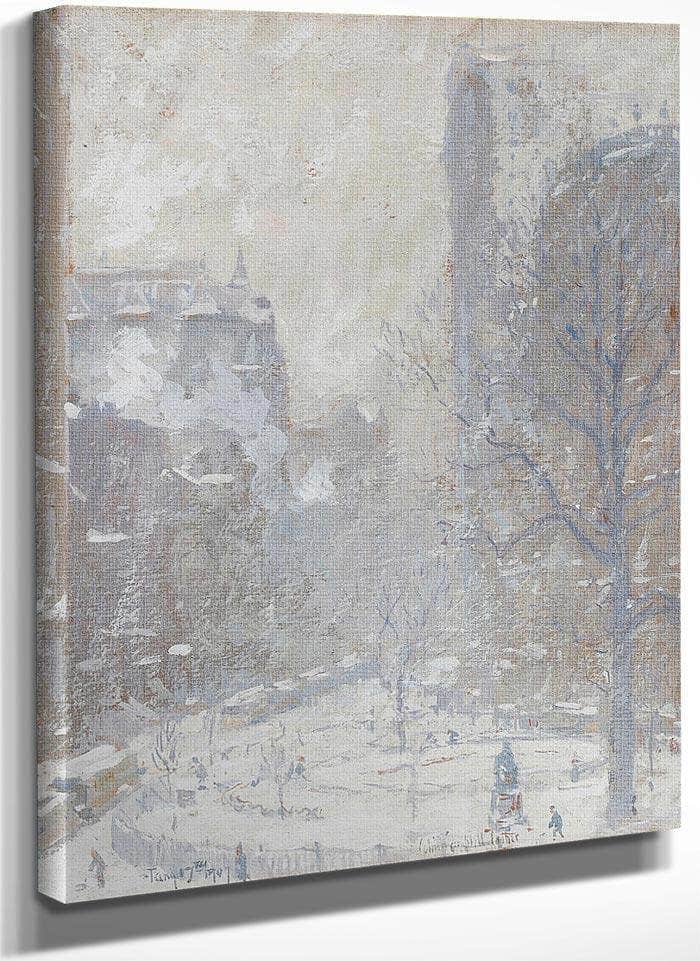 Bowling Green, A Blizzard, 1907 By Colin Campbell Cooper Fine Art Print