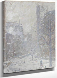Bowling Green, A Blizzard, 1907 By Colin Campbell Cooper Fine Art Print