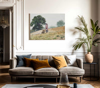 Boy And Girl On A Hillside 1878 By Winslow Homer Fine Art Print