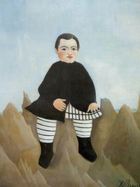 Boy On The Rocks 1895 1897 By Henri Rousseau Fine Art Print