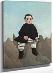 Boy On The Rocks By Henri Rousseau Fine Art Print