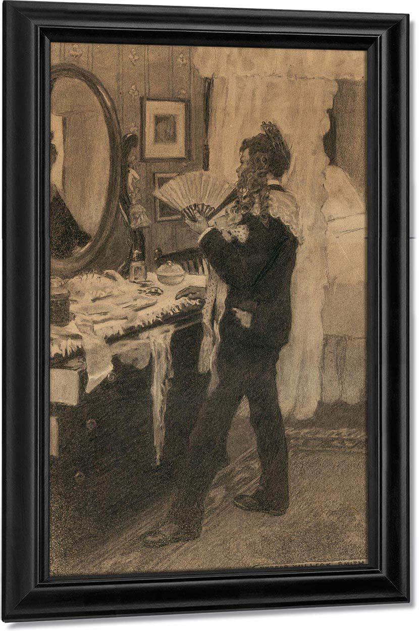 Boy Playing Dress Up Story Illustration By Jessie Willcox Smith Fine Art Print