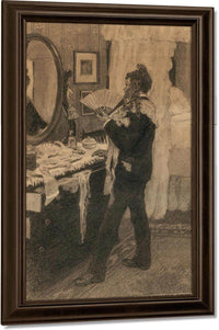 Boy Playing Dress Up Story Illustration By Jessie Willcox Smith Fine Art Print