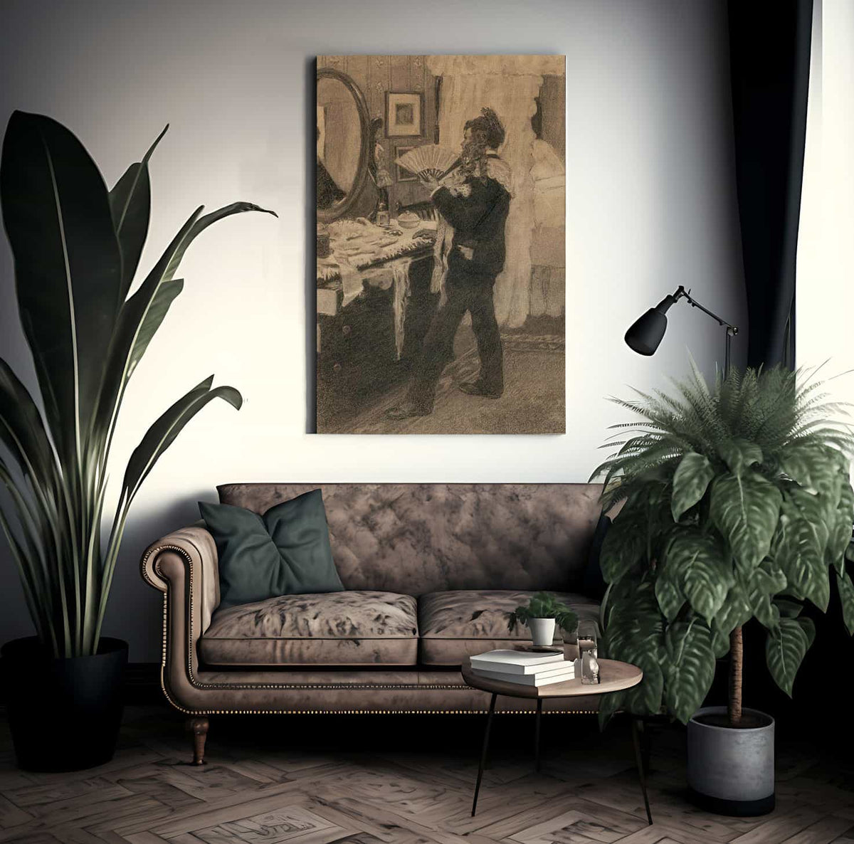 Boy Playing Dress Up Story Illustration By Jessie Willcox Smith Fine Art Print