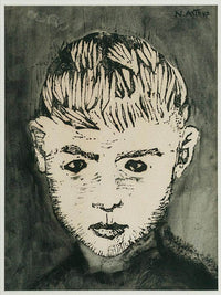 Boy's Head By Nicolai Astrup Fine Art Print