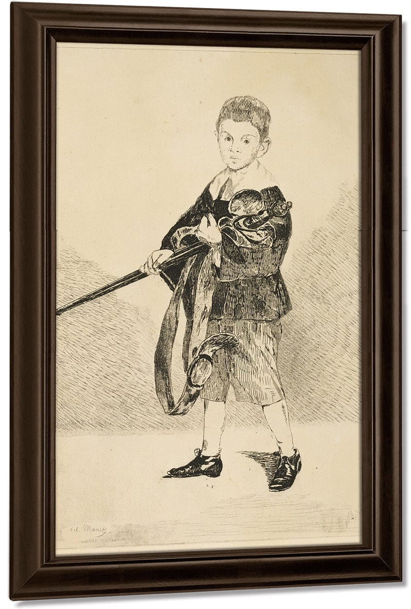 Boy With The Sword By Edouard Manet Fine Art Print
