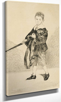 Boy With The Sword By Edouard Manet Fine Art Print