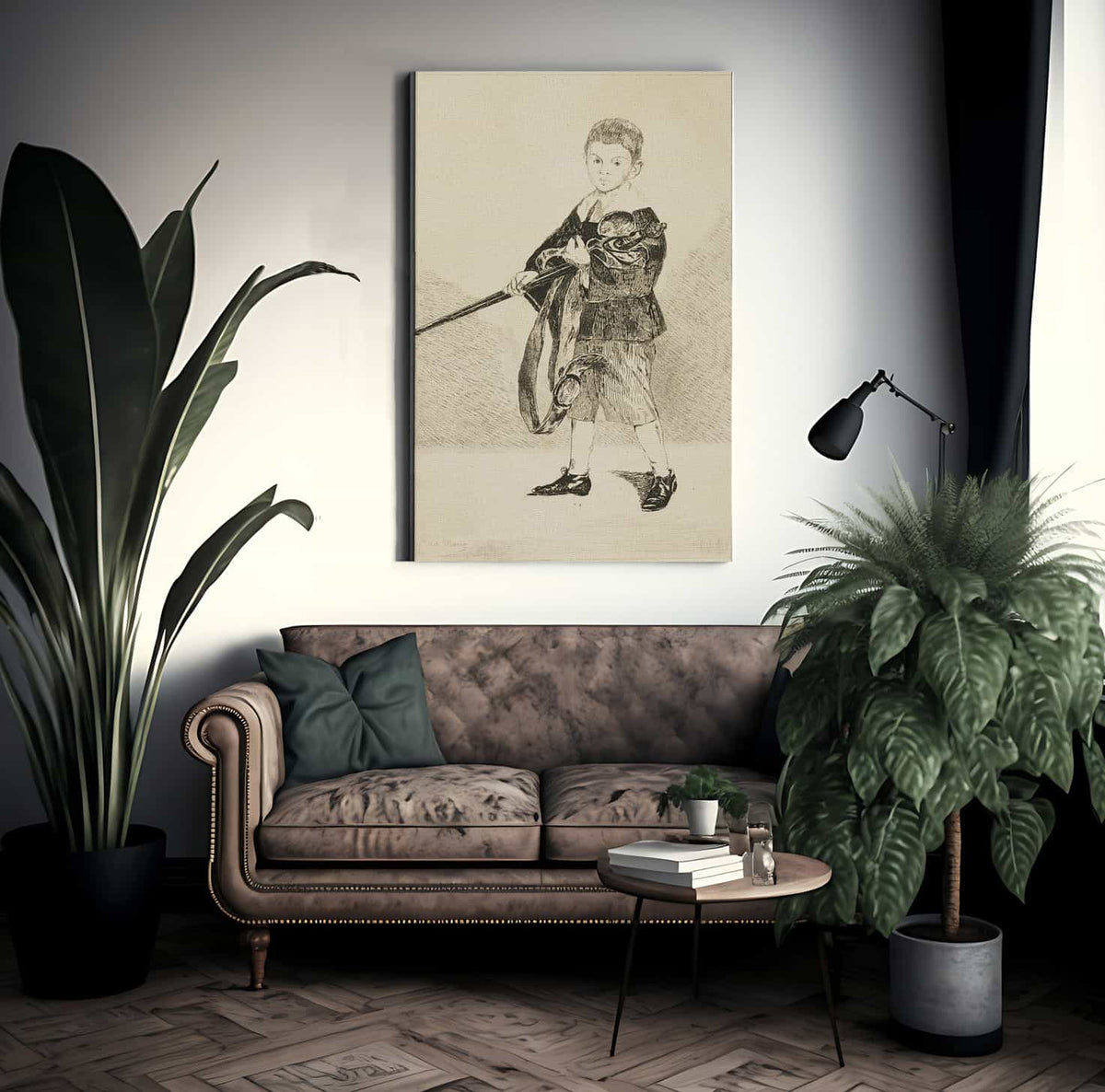 Boy With The Sword By Edouard Manet Fine Art Print