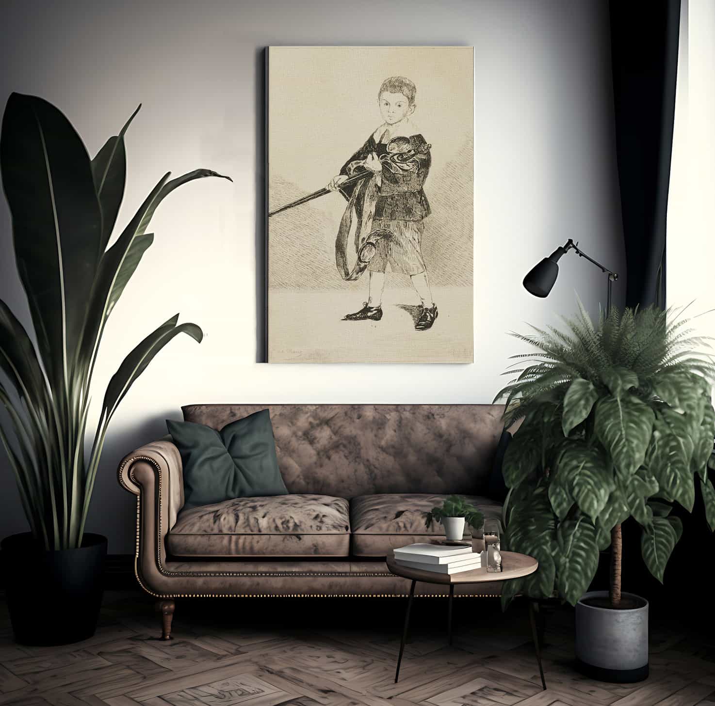 Boy With The Sword By Edouard Manet Fine Art Print