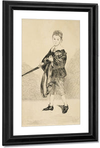 Boy With The Sword By Edouard Manet Fine Art Print