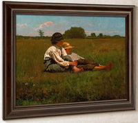 Boys In A Pasture By Winslow Homer Fine Art Print