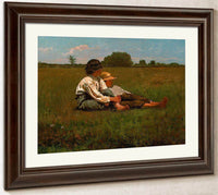Boys In A Pasture By Winslow Homer Fine Art Print