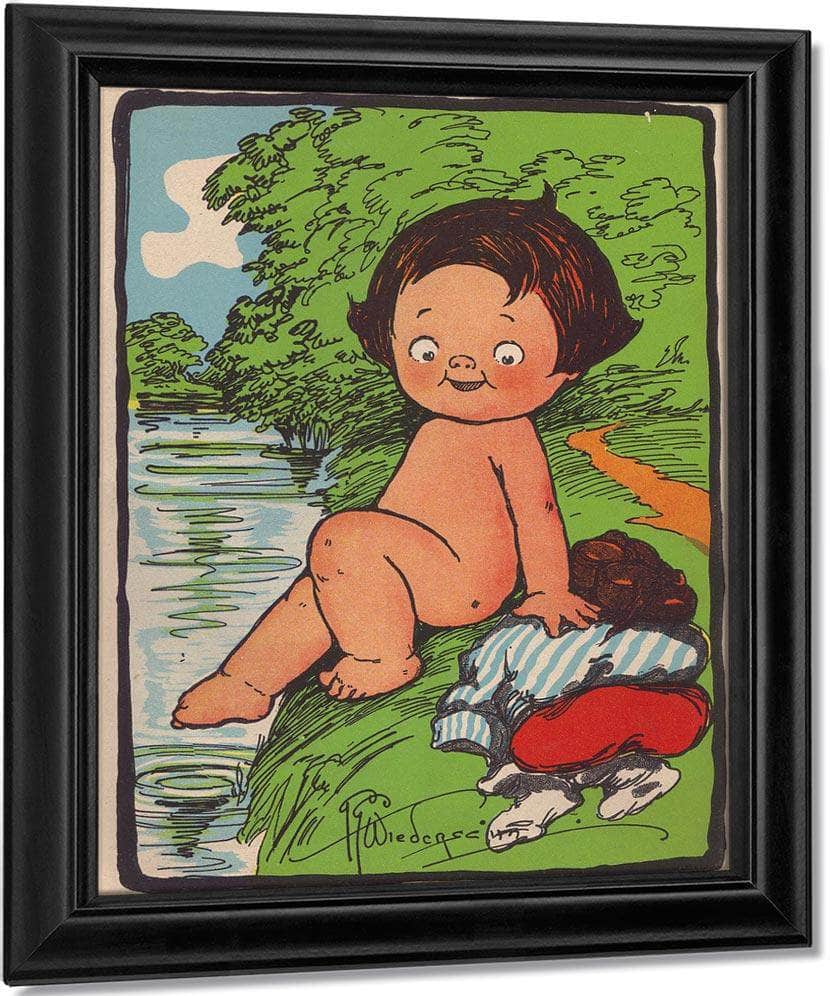 Boys Will Be Boys! Illustrated By Grace G Drayton Fine Art Print