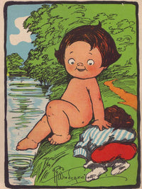 Boys Will Be Boys! Illustrated By Grace G Drayton Fine Art Print