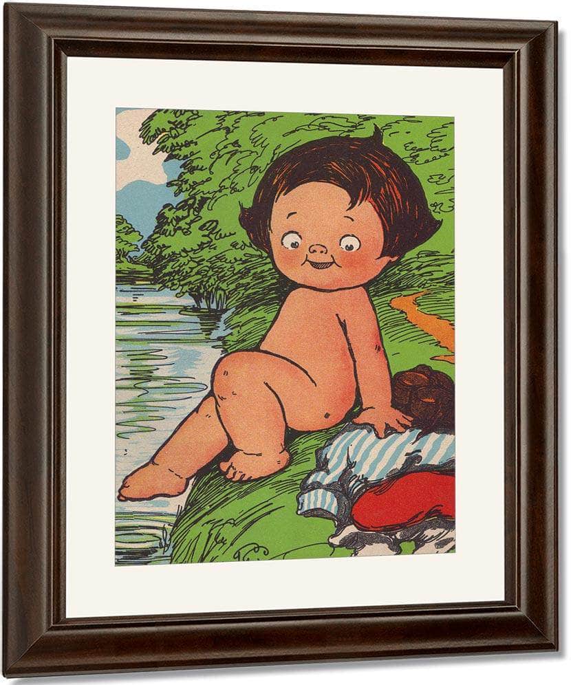 Boys Will Be Boys! Illustrated By Grace G Drayton Fine Art Print