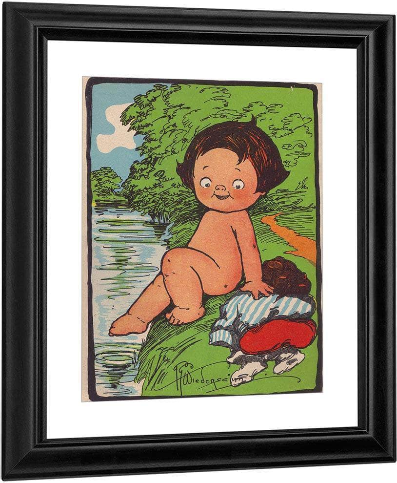 Boys Will Be Boys! Illustrated By Grace G Drayton Fine Art Print