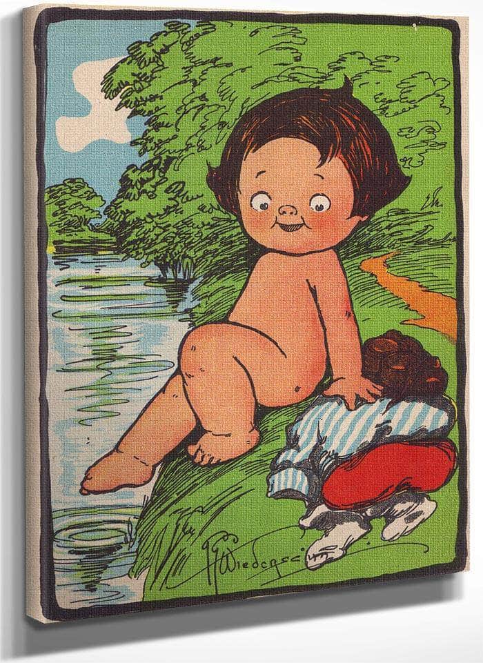 Boys Will Be Boys! Illustrated By Grace G Drayton Fine Art Print