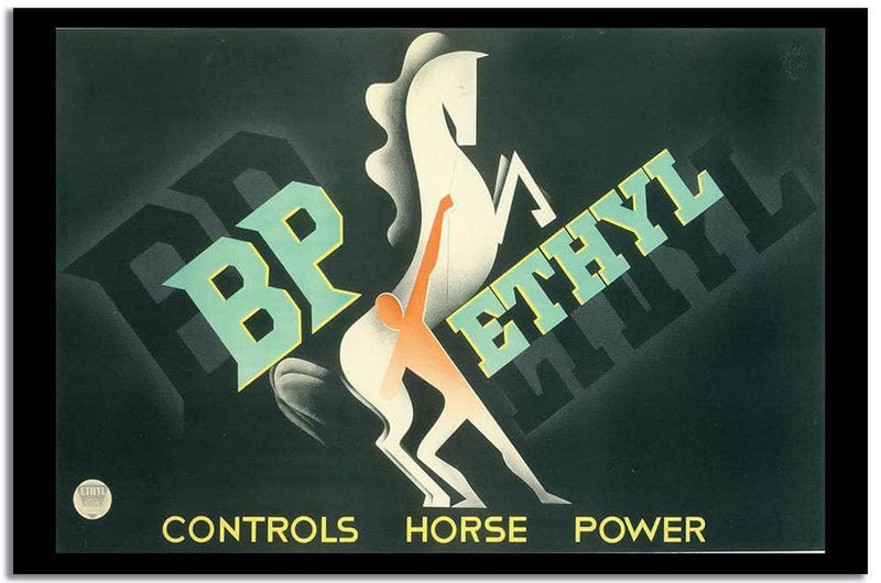 Bp Ethyl  Vintage Poster Fine Art Print