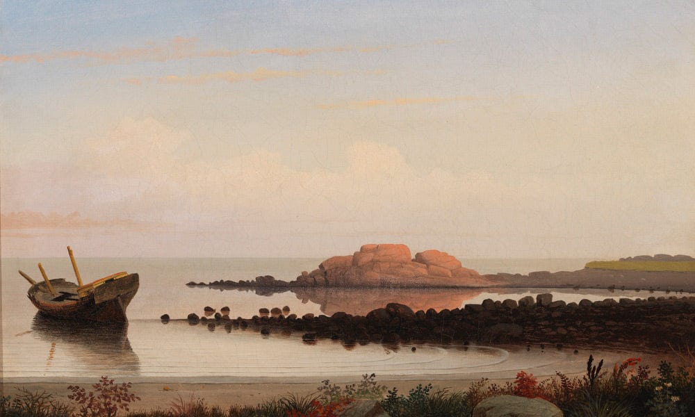 Braces Rock By Fitz Henry Lane Fine Art Print