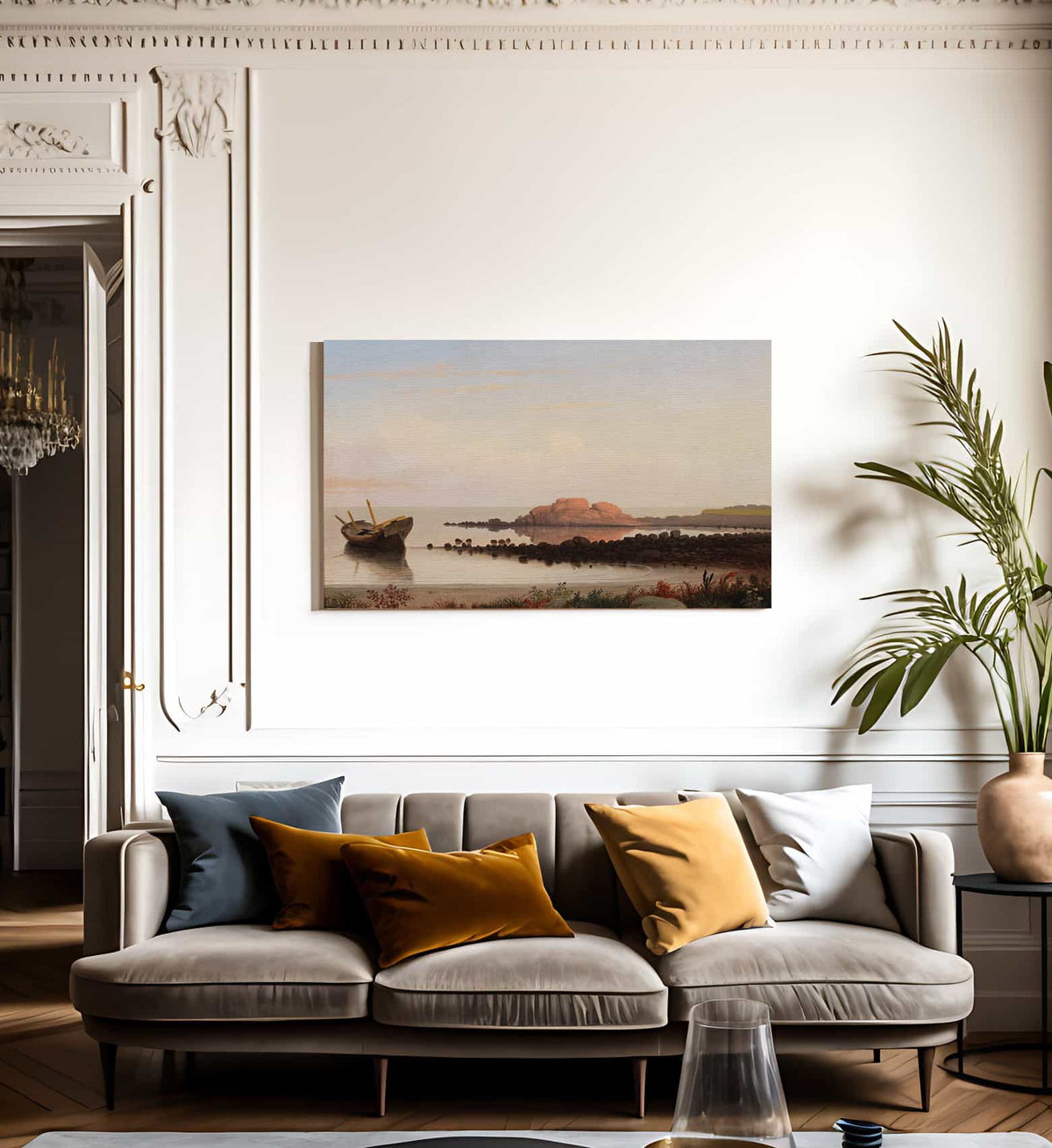 Braces Rock By Fitz Henry Lane Fine Art Print