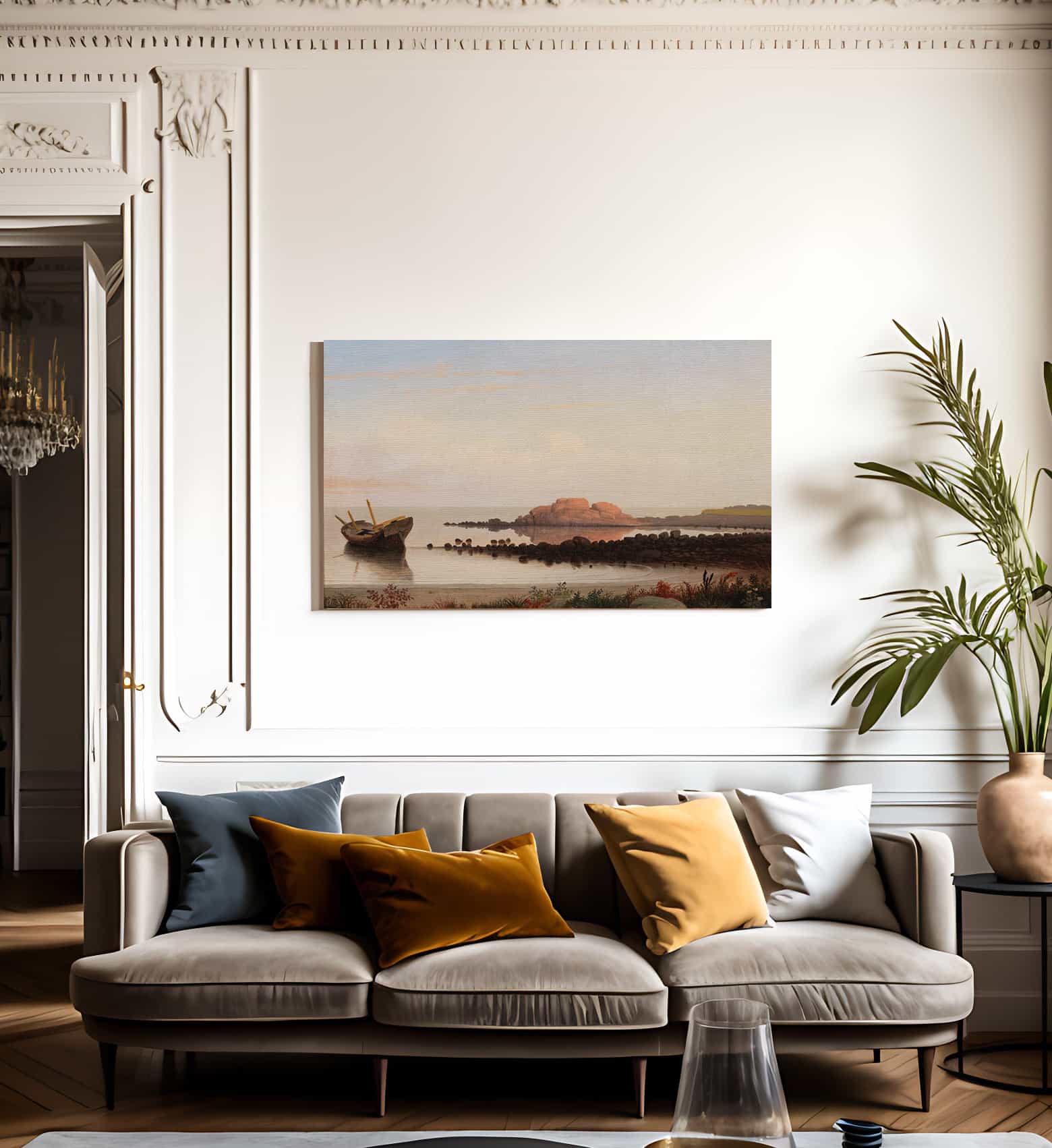 Braces Rock By Fitz Henry Lane Fine Art Print