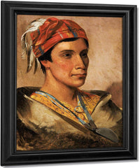 Bread, Chief Of The Tribe By George Catlin Fine Art Print