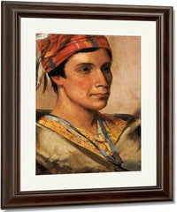 Bread, Chief Of The Tribe By George Catlin Fine Art Print