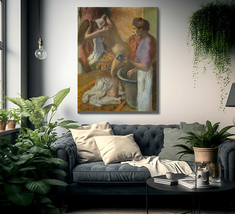 Breakfast After The Bath By Edgar Degas Fine Art Print