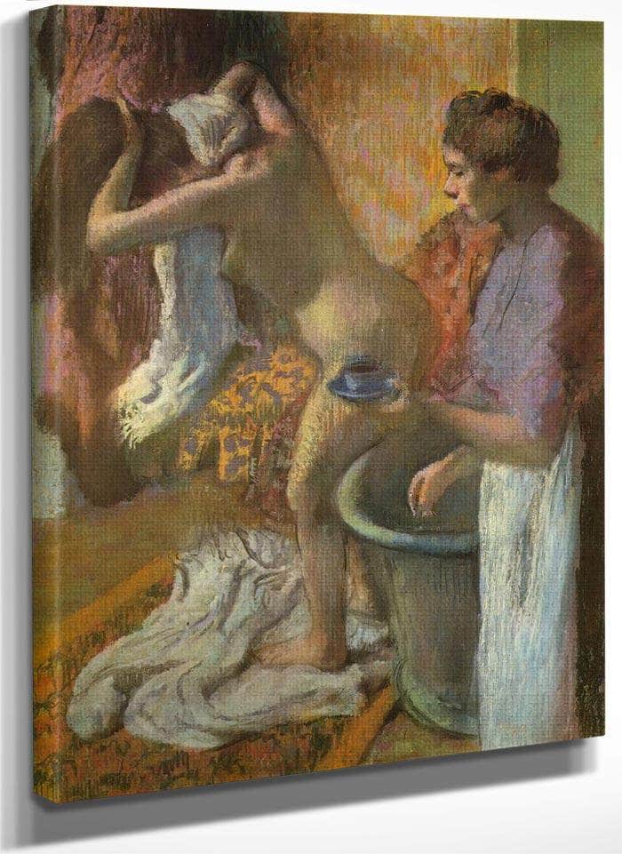 Breakfast After The Bath By Edgar Degas Fine Art Print
