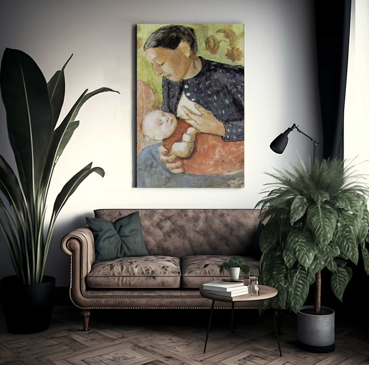 Breast Feeding Mother By Paula Modersohn Becker Fine Art Print