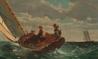 Breezing Up A Fair Wind 1876 By Winslow Homer Fine Art Print