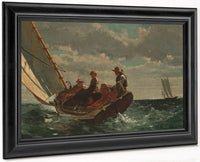 Breezing Up (A Fair Wind) By Winslow Homer Fine Art Print