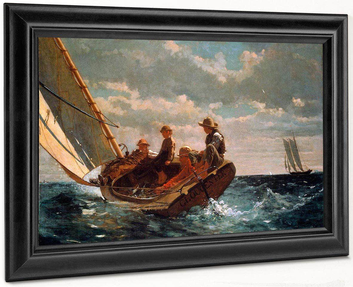 Breezing Up By Winslow Homer Fine Art Print