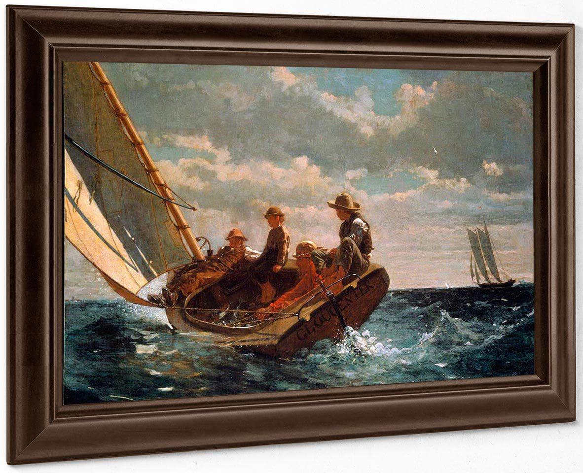 Breezing Up By Winslow Homer Fine Art Print