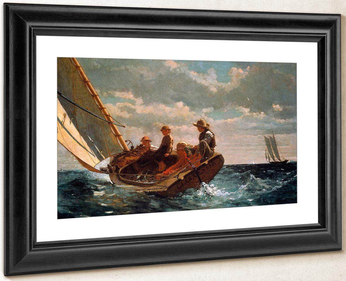 Breezing Up By Winslow Homer Fine Art Print