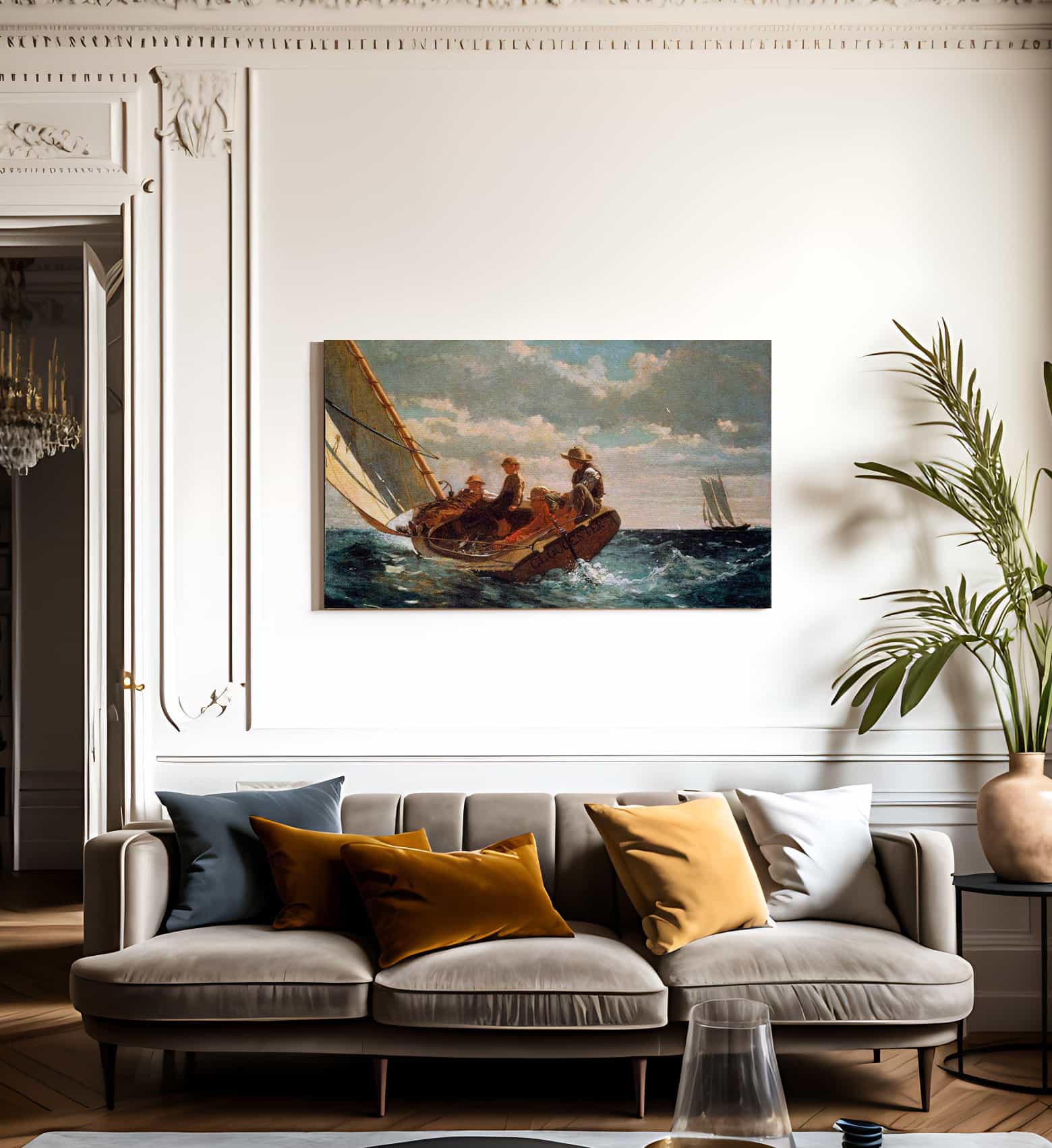 Breezing Up By Winslow Homer Fine Art Print