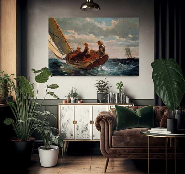 Breezing Up By Winslow Homer Fine Art Print