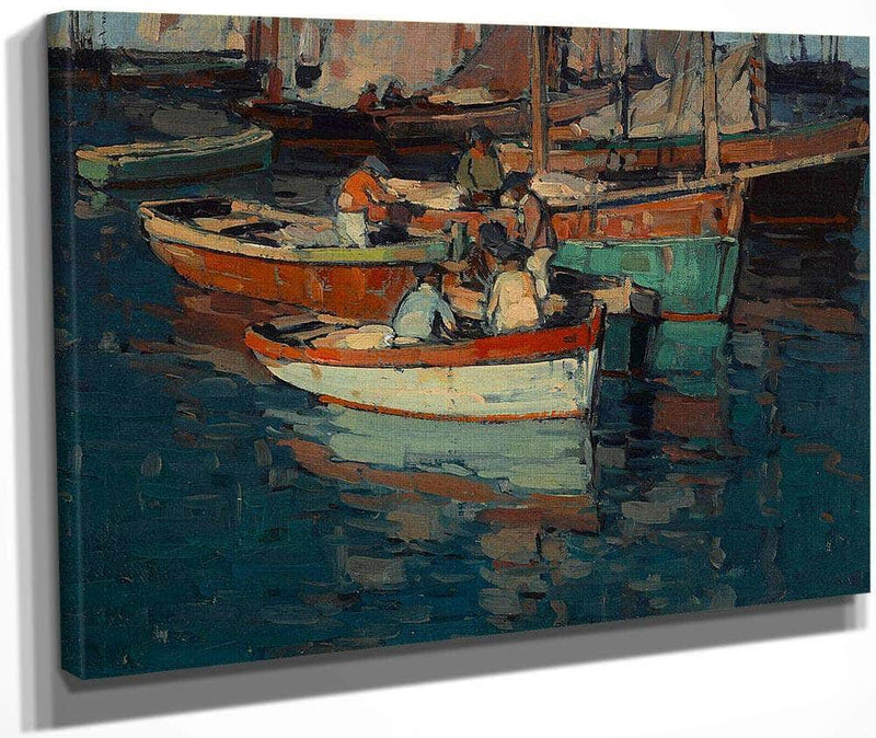 Breton Fishermen, Concarneau, France By Edgar Payne Fine Art Print