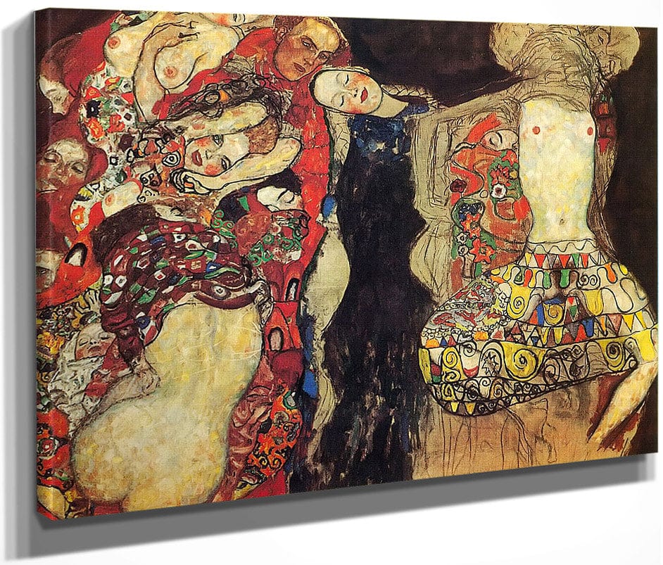 Bride By Gustav Klimt Fine Art Print