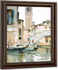 Bridge And Campanile, Venice By John Singer Sargent Fine Art Print