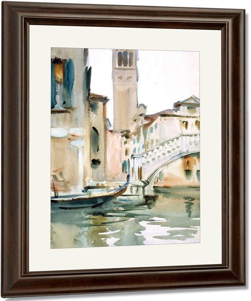 Bridge And Campanile, Venice By John Singer Sargent Fine Art Print