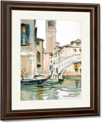 Bridge And Campanile, Venice By John Singer Sargent Fine Art Print