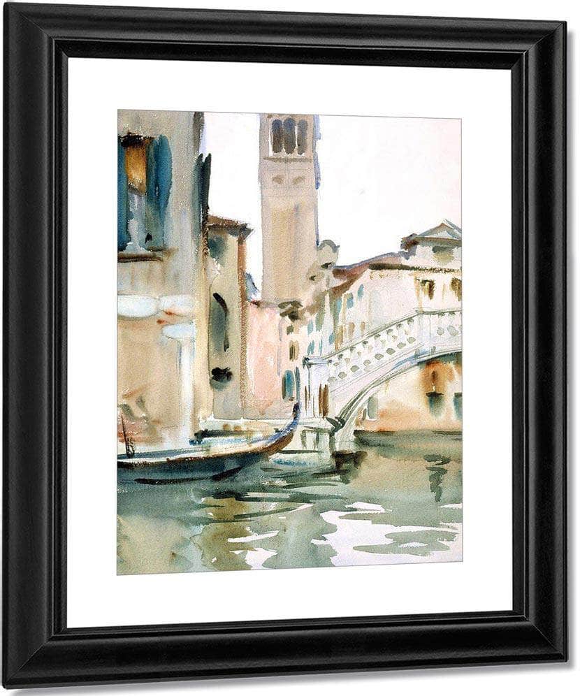 Bridge And Campanile, Venice By John Singer Sargent Fine Art Print