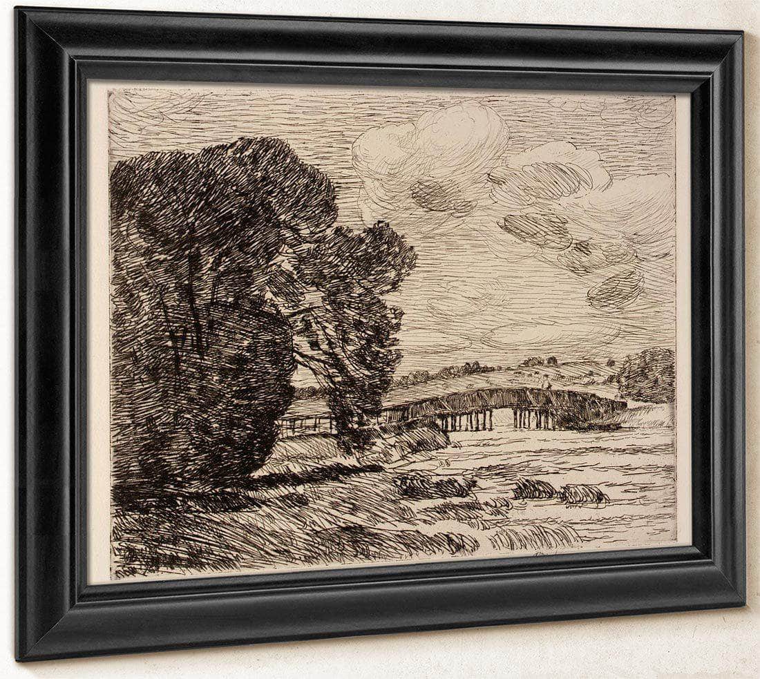 Bridge At Old Lyme By Childe Hassam Fine Art Print