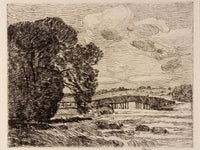 Bridge At Old Lyme By Childe Hassam Fine Art Print