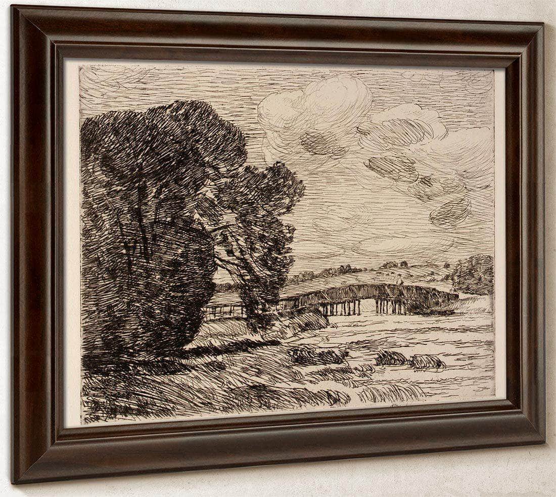 Bridge At Old Lyme By Childe Hassam Fine Art Print