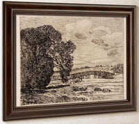 Bridge At Old Lyme By Childe Hassam Fine Art Print