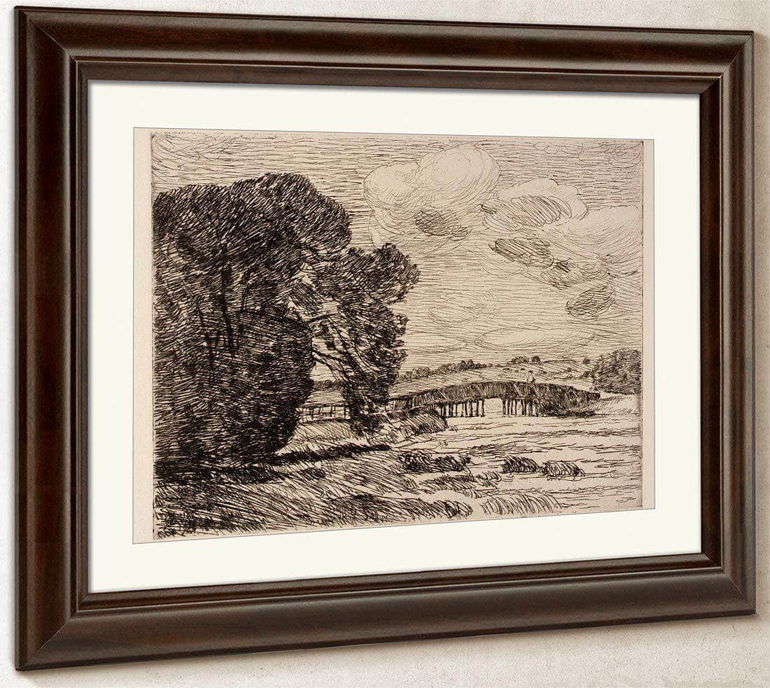 Bridge At Old Lyme By Childe Hassam Fine Art Print